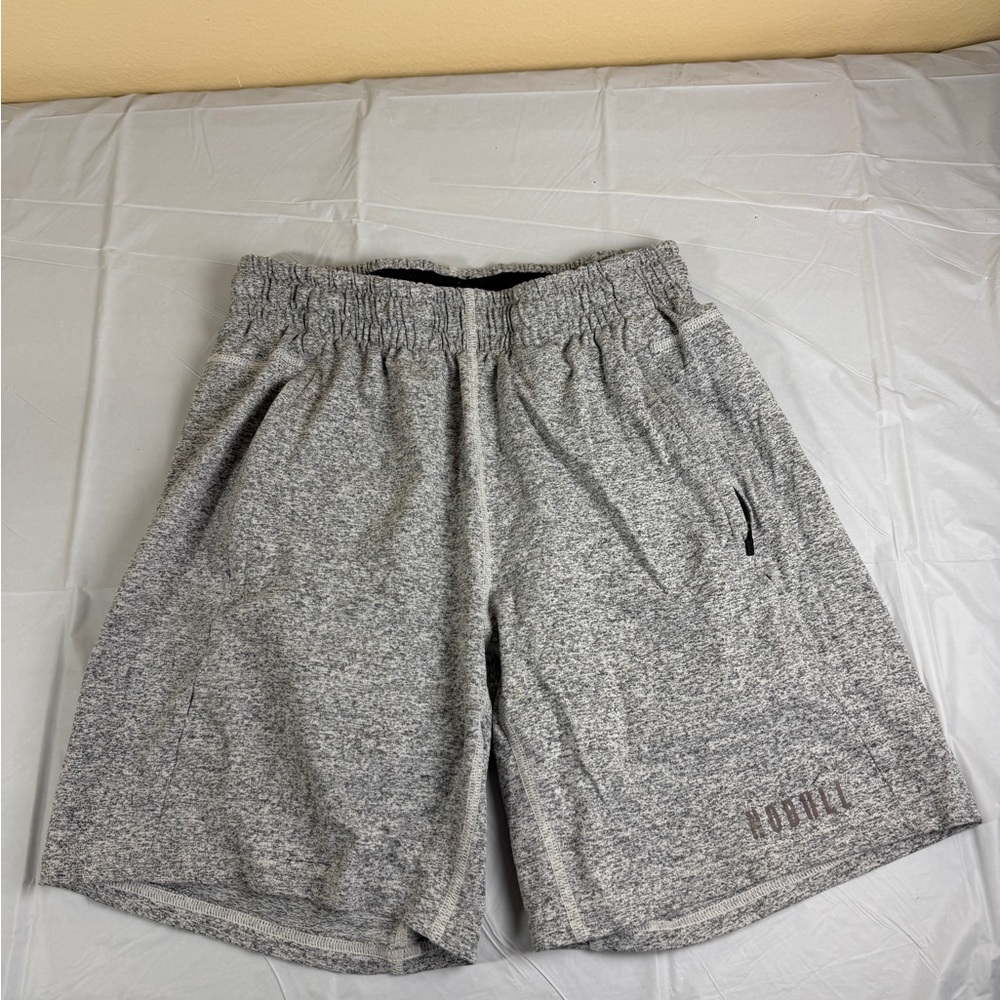 NOBULL Heather‎ Gray Men's Athletic Shorts